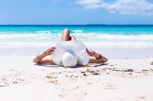 Виктория Лопырева на Мальдивах