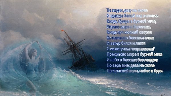 Птицы над морем вдали