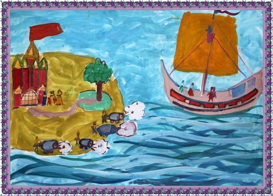 Картинки сказка о царе салтане ветер по морю гуляет (69 фото)