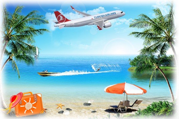 Красивая реклама турагентства