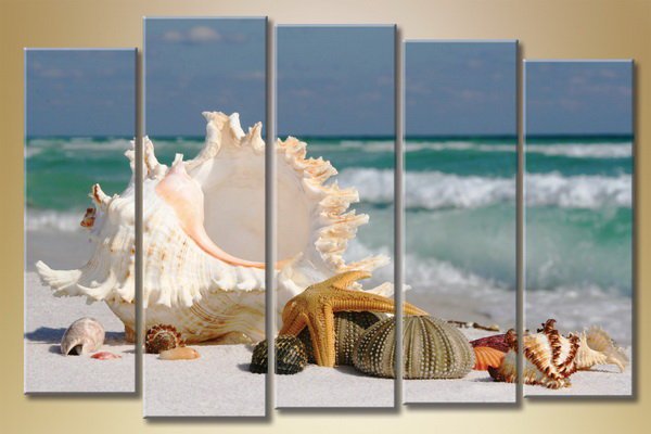 Триптих морской пейзаж