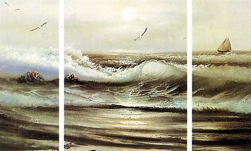 Модульная картина пляж