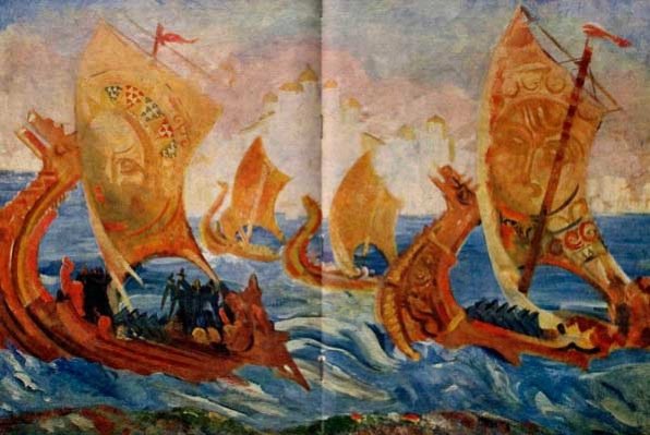 Декорации к Садко Римский Корсаков