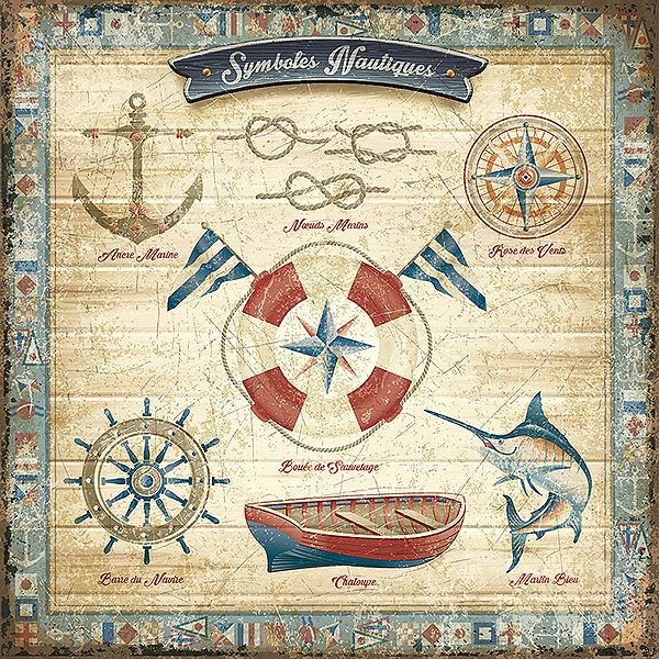 Морская тематика Винтаж