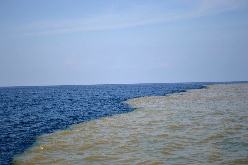 Невероятное явление — четкая граница вод двух водоемов в открытом океане - Росбалт