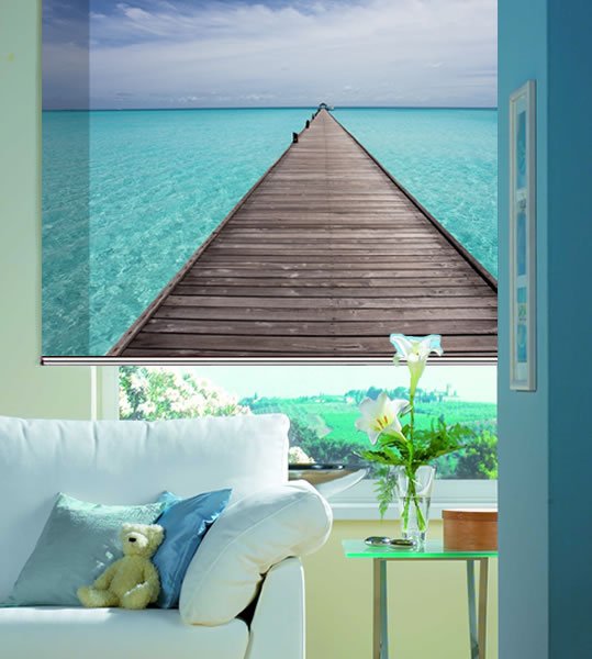 Рулонные шторы с фотопечатью