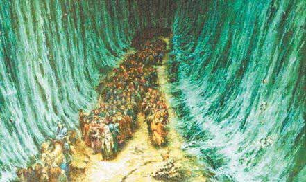 Моисей красное море расступилось