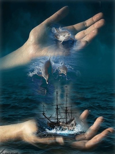 Корабль на ладони