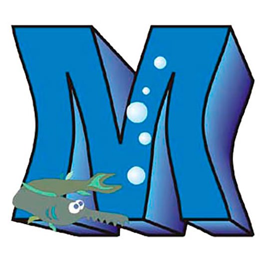 Буквы в морской тематике