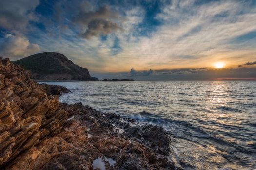 Солнечный свет над морем