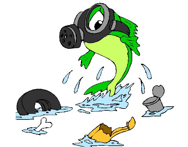 Загрязнение воды рисунки детей