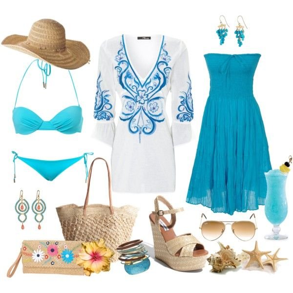 Кальцедония туника пляжная