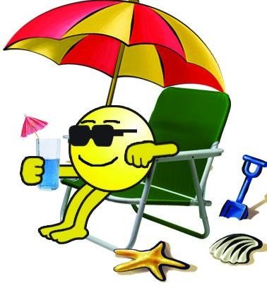 Смайлик на море картинки прикольные