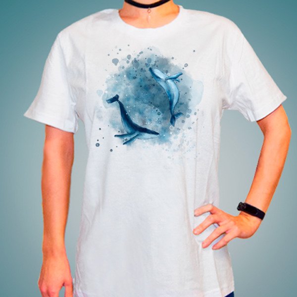 Платье с морским рисунком