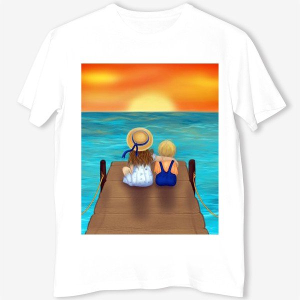 Футболка морская тематика