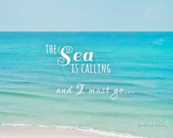 Море надпись