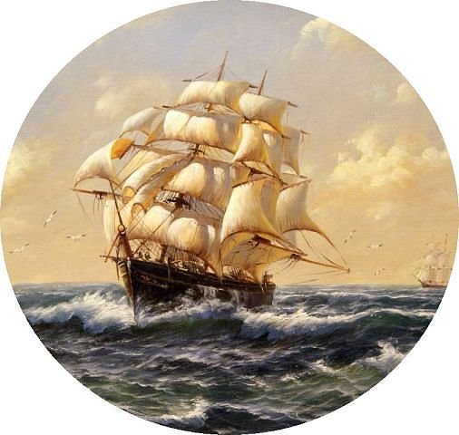 Корабль для декупажа