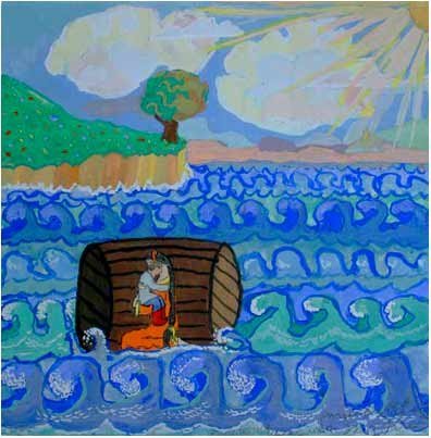 Бочка в море сказка о царе Салтане