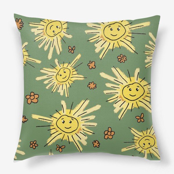 Солнышко из ткани