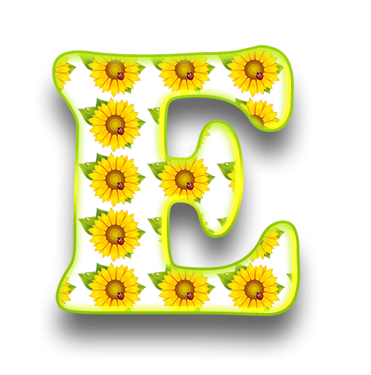 Буквы летние