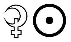 Астрологический символ солнца