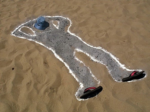 Солнечный загар на коже человека