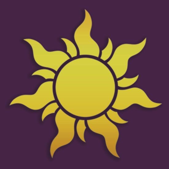 Логотип в виде солнца