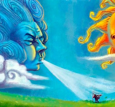 Рассказ Ушинского ветер и солнце