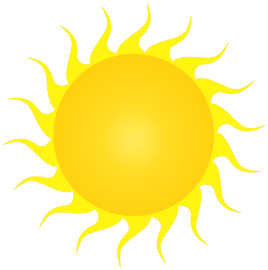 Солнышко желтого цвета
