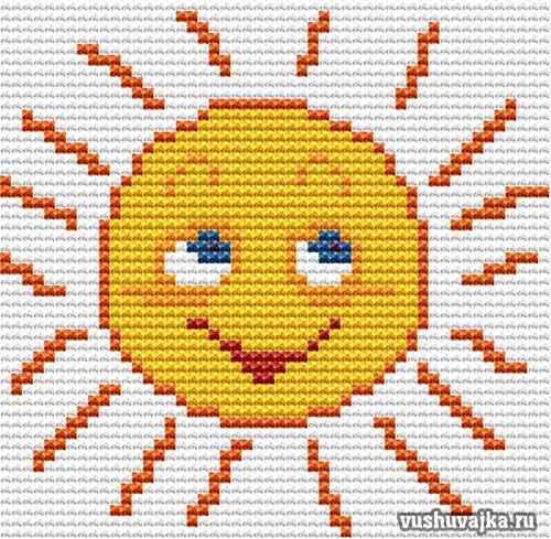 Солнце крестиком