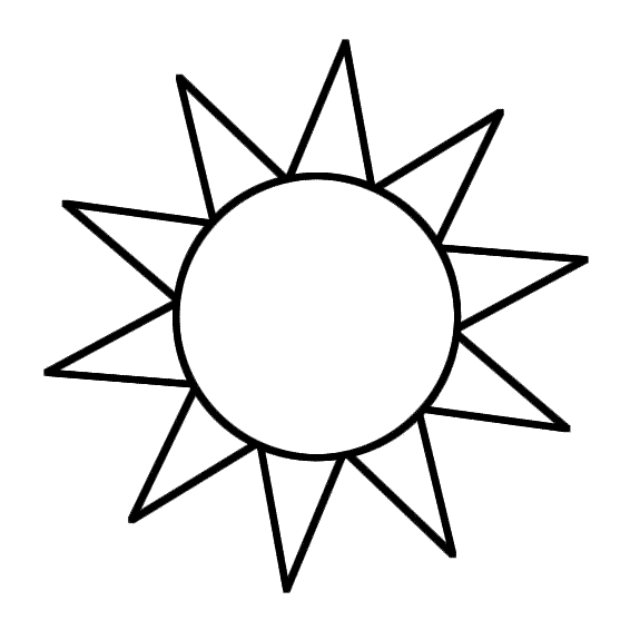 Дорисуй солнышко