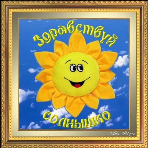 Здравствуй, солнышко