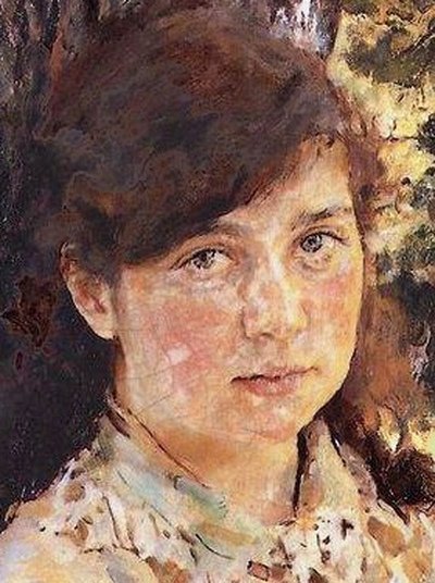 Валентин Серов девушка освещенная солнцем