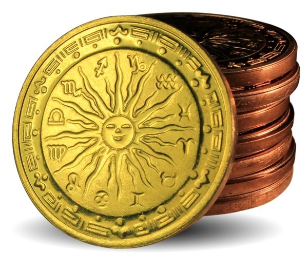 Золотые монеты талисман
