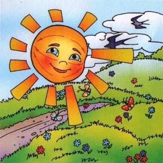 Весеннее солнце для детей