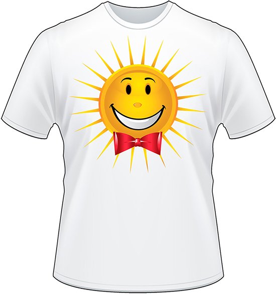 Футболка с солнцем детская