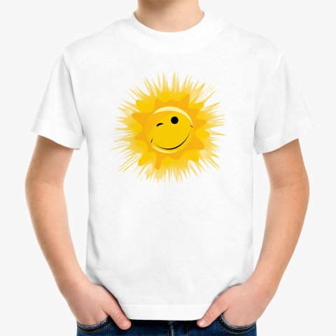 Футболка с надписью солнышко
