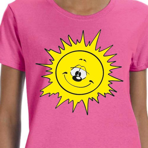 Футболка с эмблемой солнца