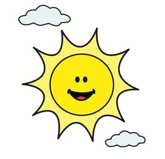 Солнце красивая несложная