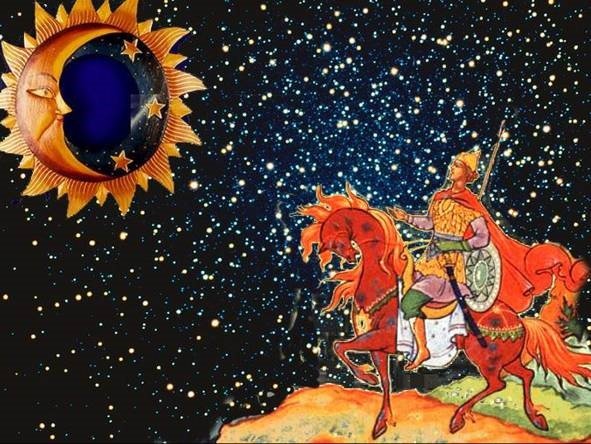 Солнце живопись