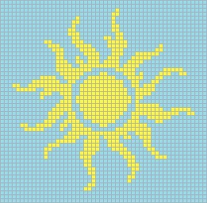 Солнце крестиком