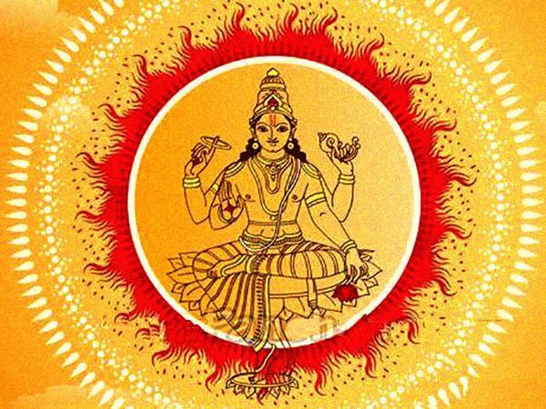 Сурья Бог солнца в Индии