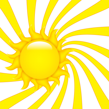 Солнце без лучиков