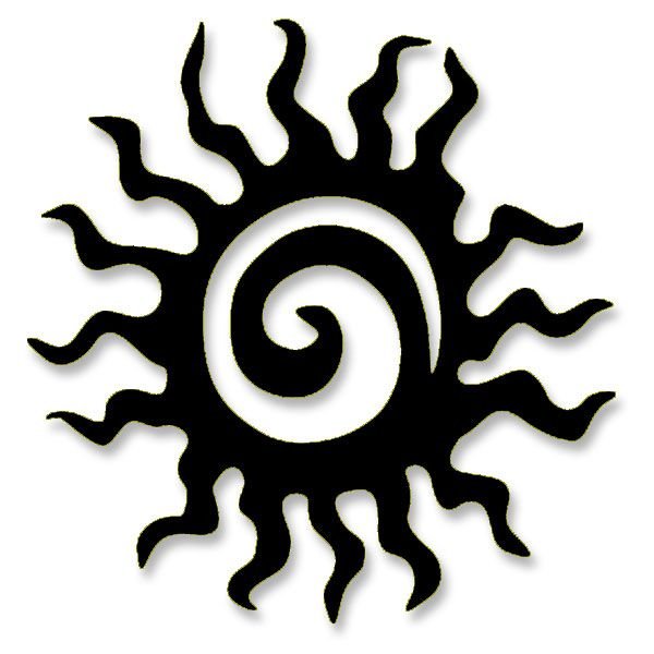 Символ спиральное солнце