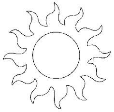 Лучик солнца раскраска