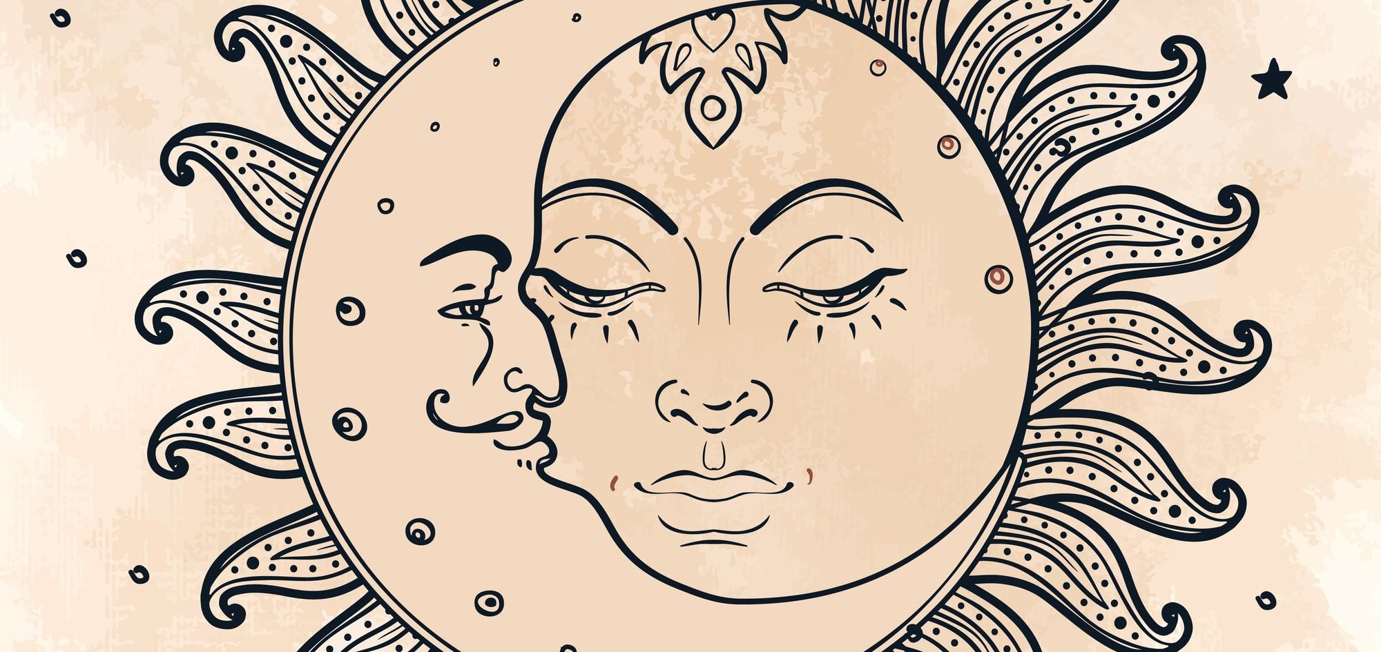 Солнечный зодиак. Изображение солнца и Луны. Символ солнца и Луны. Солнце в астрологии. Астрология солнце и Луна.