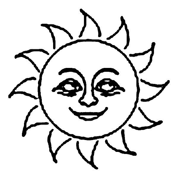 Лицо для солнца шаблон
