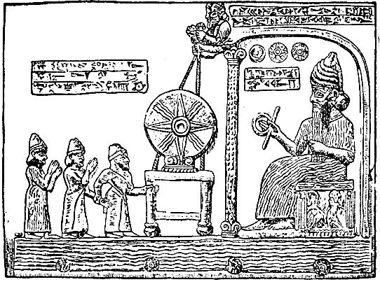 Бог Шамаш Месопотамия