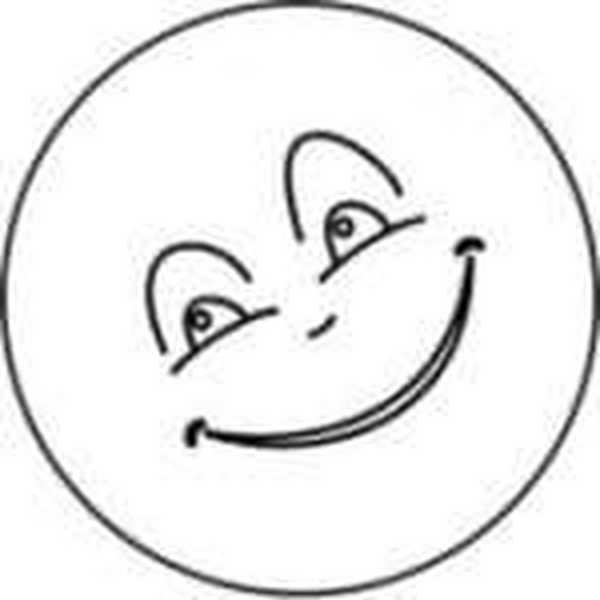 Раскраска солнышко без лучиков