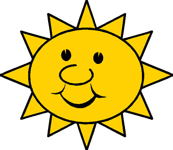 Солнышко улыбается